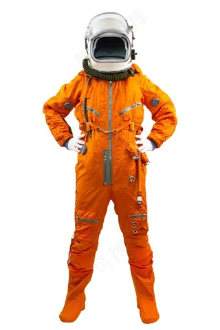 橙色宇航服摄影