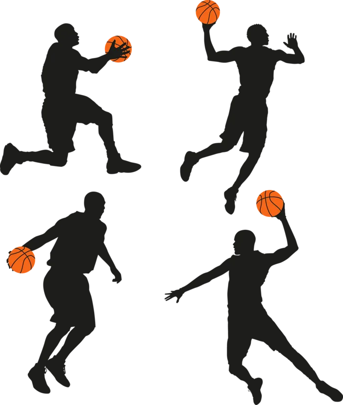 打篮球各种动作