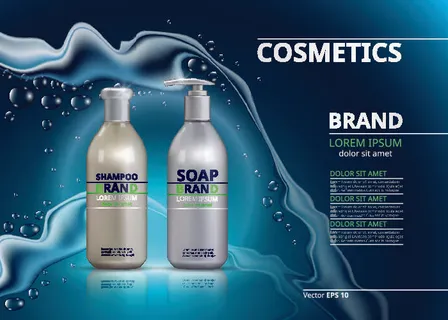 设计化妆品样品素材