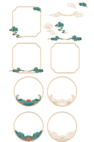 精美边框免扣素材