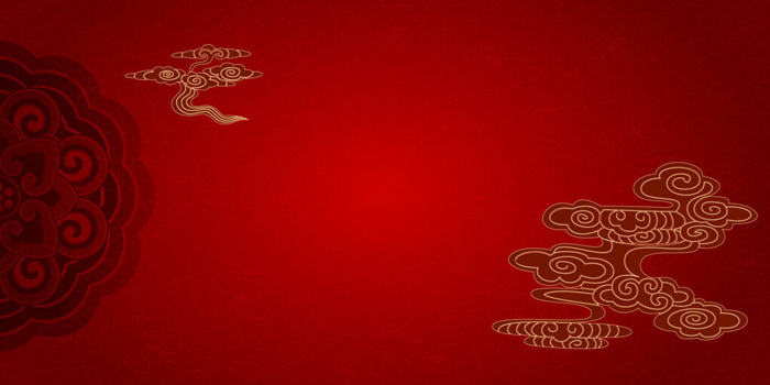 中国风传统水墨古风古典展板边框工笔画PS海报背景平面广告Ai设计素材