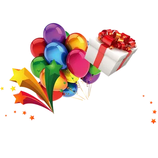 礼盒气球五彩