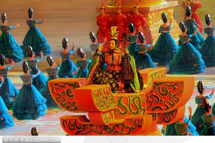 奥运会开幕式-传统歌舞表演