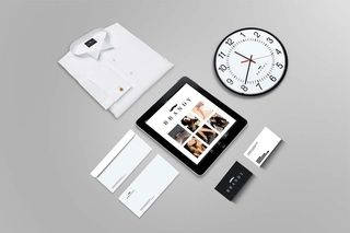 衬衫样机信封样机 名片样机