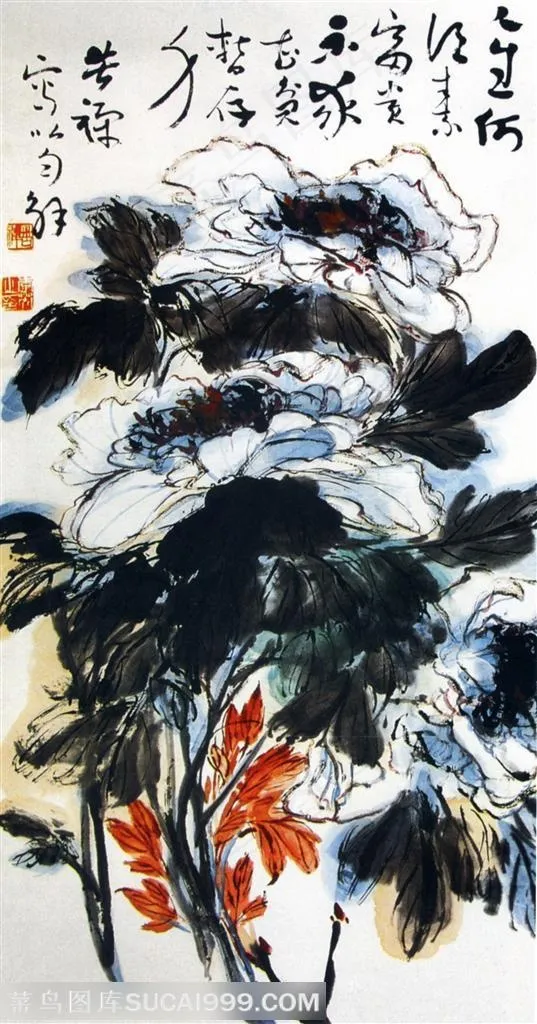 国画名家作品-李苦禅的人生何须素富贵