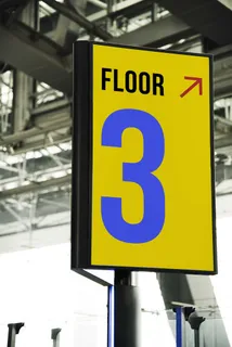 VI导视系统指示牌企业手册模板视觉商场智能贴图ps样机