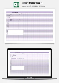 项目支出预算明细表 (2)