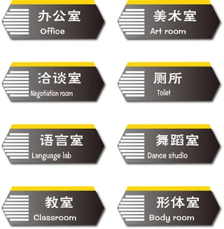 导视牌标识牌指示牌指引牌