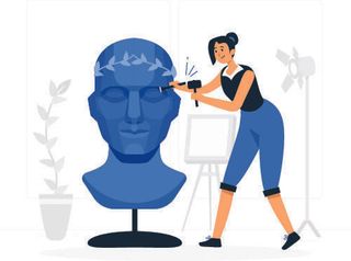 扁平化人物场景办公互联网等距ai矢量设计网页海报UI素材插画