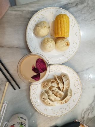 中式营养早餐实拍