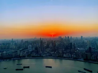 外滩看日落