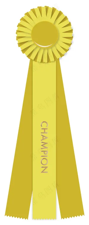 黄色卡通奖牌设计图片