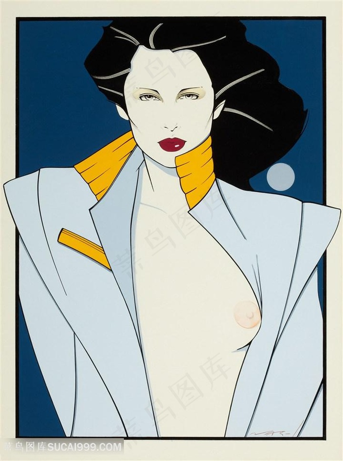 帕特里克安吉尔唯美手绘美女艺术插画