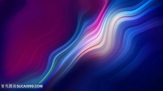 炫彩多色科技科幻曲线背景图片素材 炫彩多色科技科幻曲线背景图片素材
