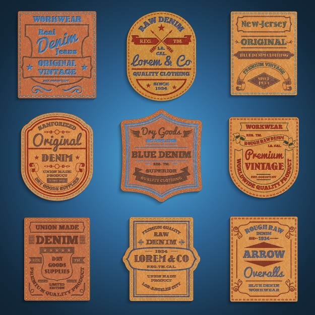 免抠复古牛仔图标