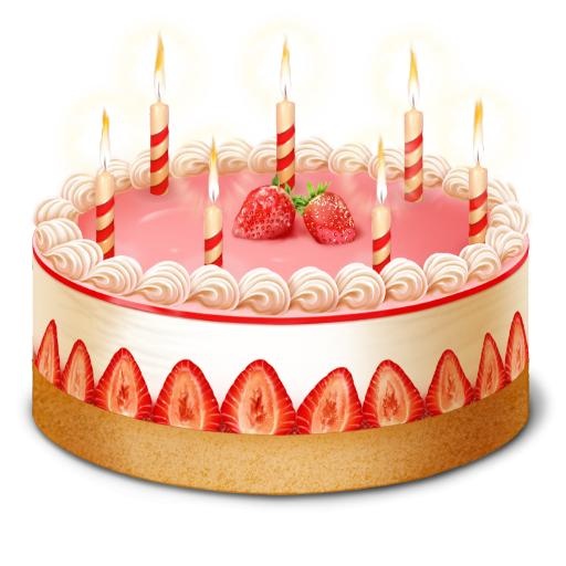 生日蛋糕 PNG免抠(512x512)