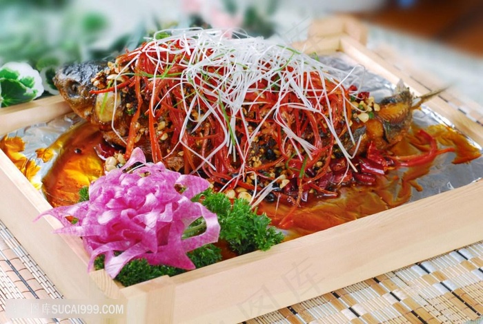 霸王鱼中华美食摄影图