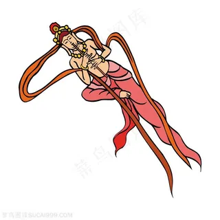 菩萨png矢量唱歌跳舞图片