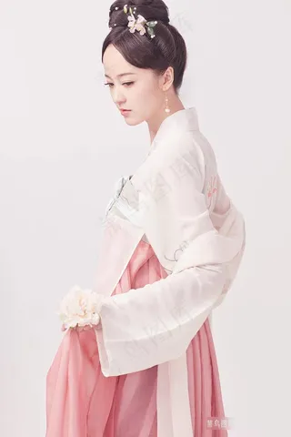 高清侧面写真姿势古装美女摄影清纯美女图片