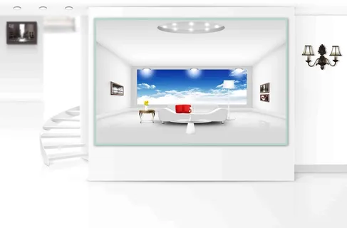 3D立体空间展示背景