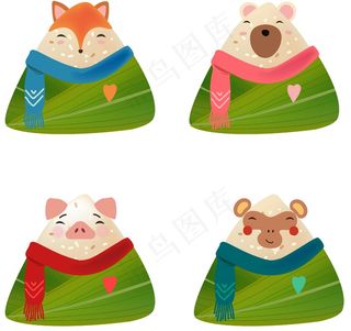 粽子 端午节 粽子海报模版