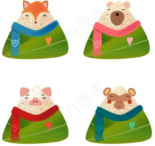 粽子 端午节 粽子海报模版