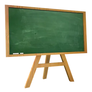 黑板绿色木架