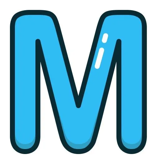 字母M PNG免抠(512x512)