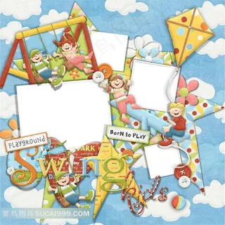 精美的儿童卡通艺术相框