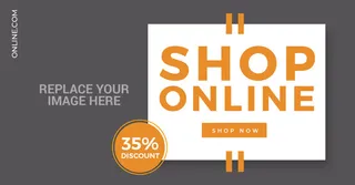 设计英文广告销售横幅素材