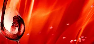 红色大气展板背景