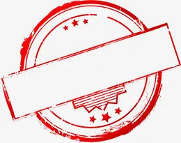 红色中国风印章标签图标
