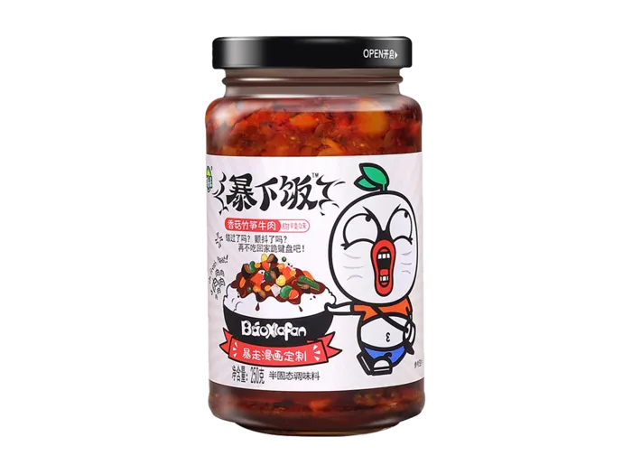 吉香居暴下饭甜辣味超市商品白底图免抠实物摄影png格式图片透明底