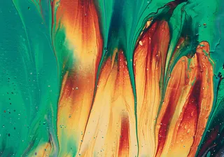 抽象艺术油漆颜料混色流体简笔背景