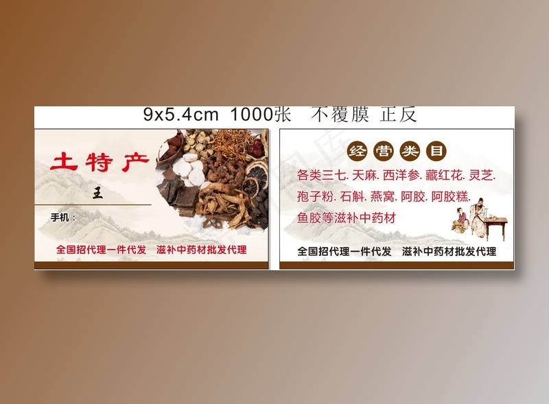 名片 简介名片 高档名片 cdr矢量模版下载