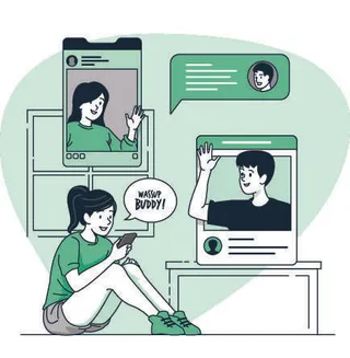 扁平化人物场景办公互联网等距ai矢量设计网页海报UI素材插画