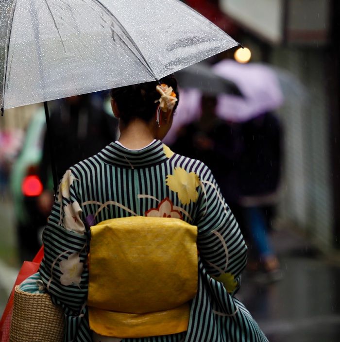 日本和服美女背影图片