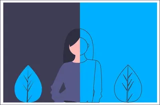 2.5d照片插画小图标素材