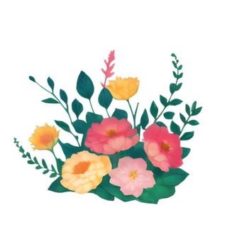 花花丛绿叶免抠