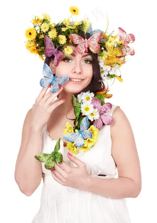 甜美少女图片下载