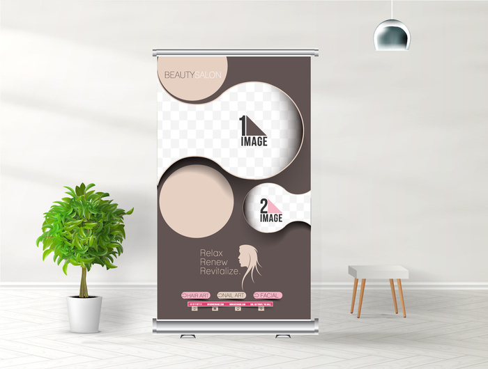 商务展架公司展架易拉宝矢量AI