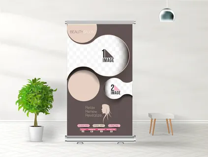 商务展架公司展架易拉宝矢量AI