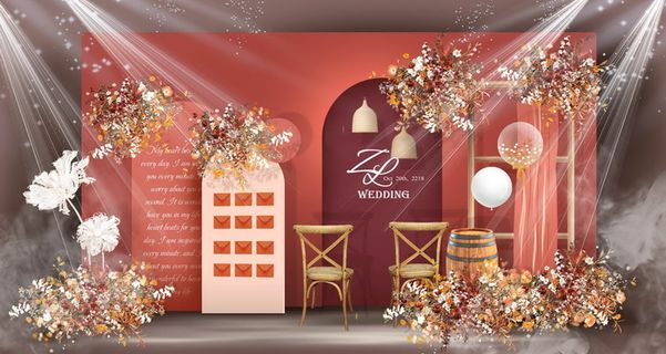 莫兰迪色系婚礼 主题背景 莫兰迪色系婚礼 主题背景