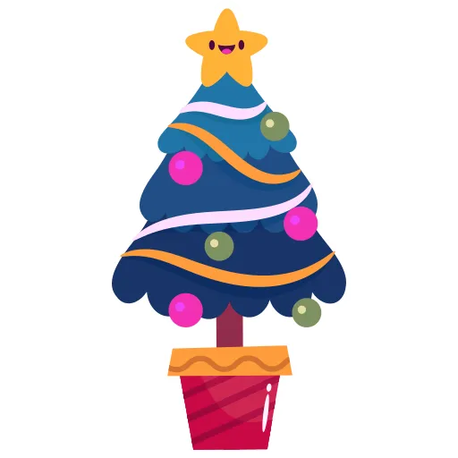 可爱圣诞树装饰