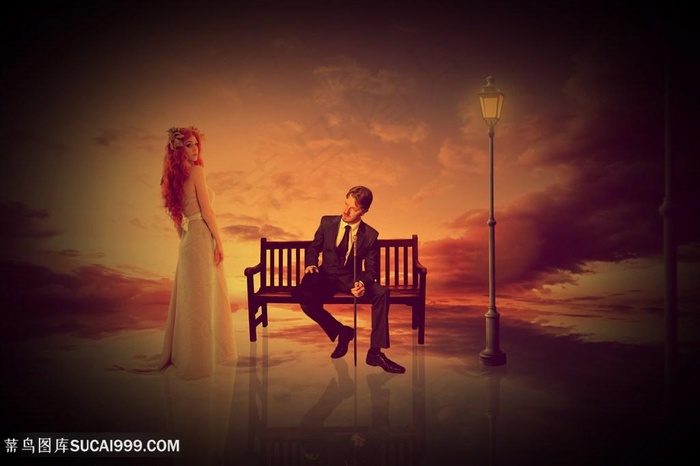 浪漫梦幻情侣图片