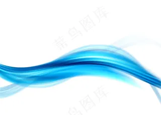 蓝色抽象波浪纹理背景高清图片