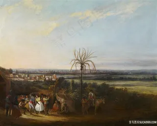 在塞维利亚附近的曼努埃尔 · 巴隆和卡里罗民俗节