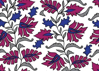 花卉唯美手绘花朵面料纹理手机壳布料面料印花服装矢量图案素材