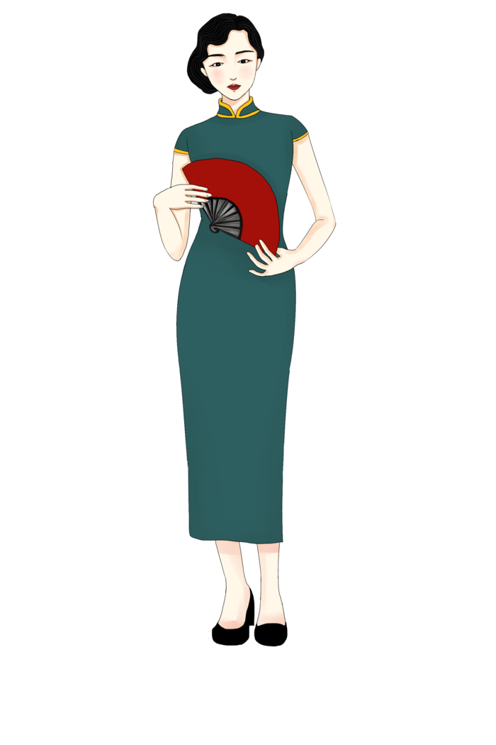 传统旗袍美女 (56)