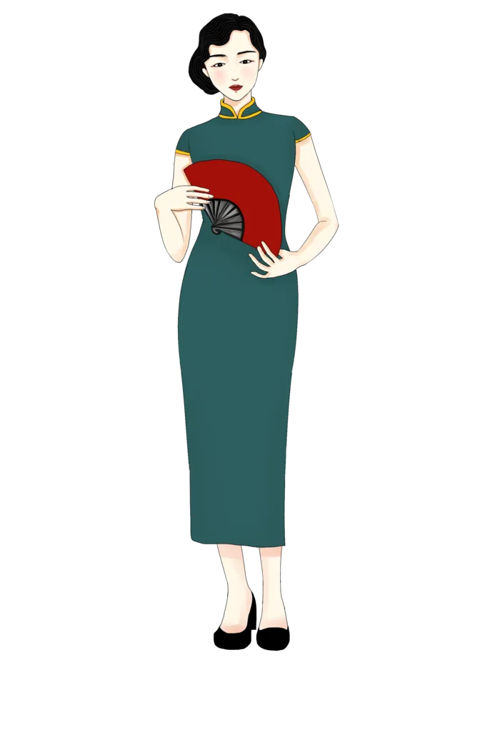 传统旗袍美女 (56)